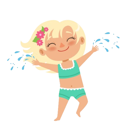 Kids having fun at summer camp